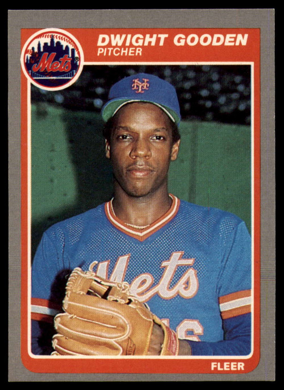 SOLD 25056 1985 Fleer #82 Dwight Gooden VG RC Rookie New York Mets 