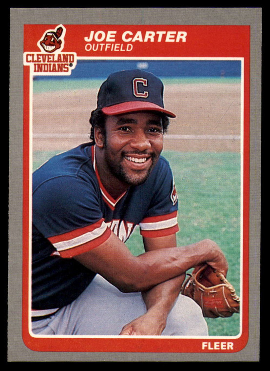 1985 Fleer #443 Joe Carter VG Cleveland Indians 