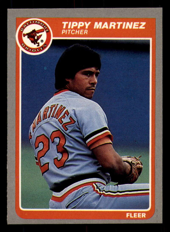 1985 Fleer #182 Tippy Martinez VG Baltimore Orioles 