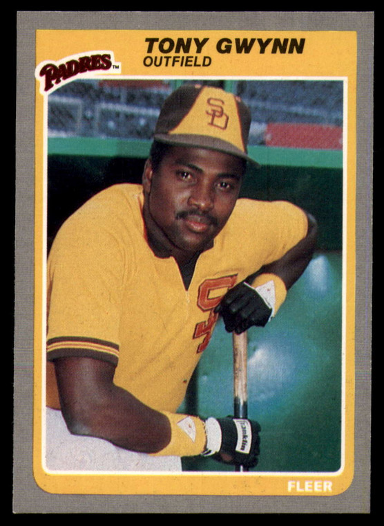 1985 Fleer #34 Tony Gwynn VG San Diego Padres 