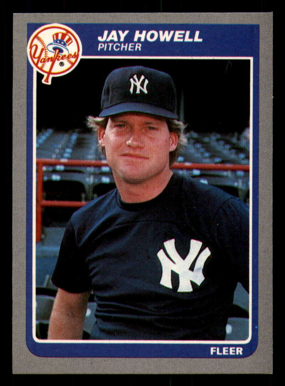 1985 Fleer #131 Jay Howell VG New York Yankees 