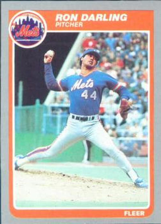 1985 Fleer #76 Ron Darling VG New York Mets 