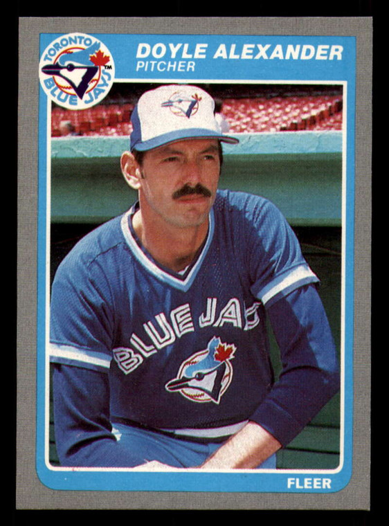 1985 Fleer #98 Doyle Alexander VG Toronto Blue Jays 