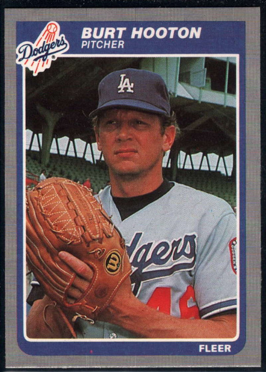 1985 Fleer #373 Burt Hooton VG Los Angeles Dodgers 