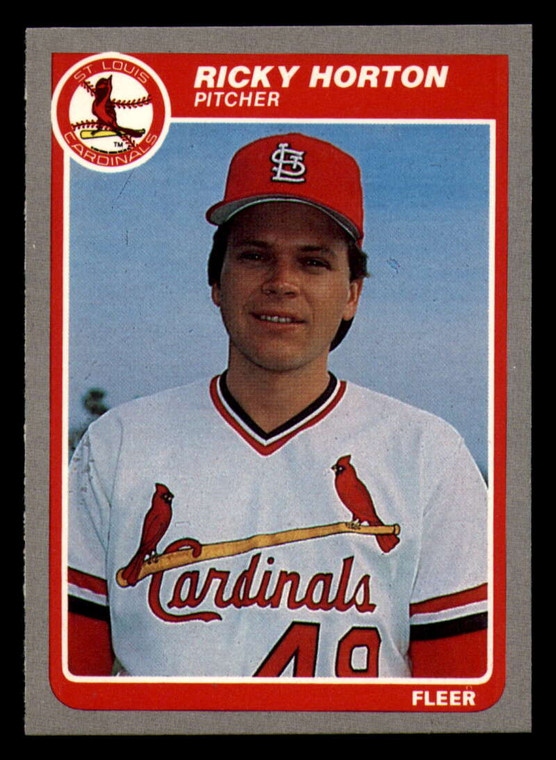 1985 Fleer #227 Ricky Horton VG RC Rookie St. Louis Cardinals 