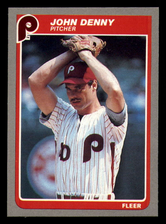 1985 Fleer #249 John Denny VG Philadelphia Phillies 