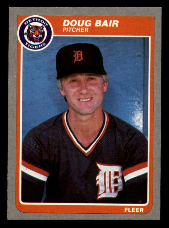 1985 Fleer #1 Doug Bair VG Detroit Tigers 