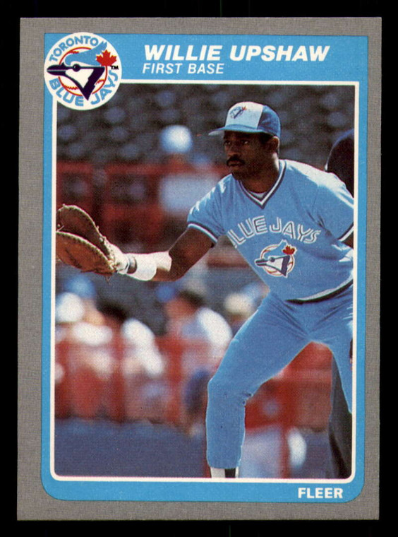 1985 Fleer #118 Willie Upshaw VG Toronto Blue Jays 