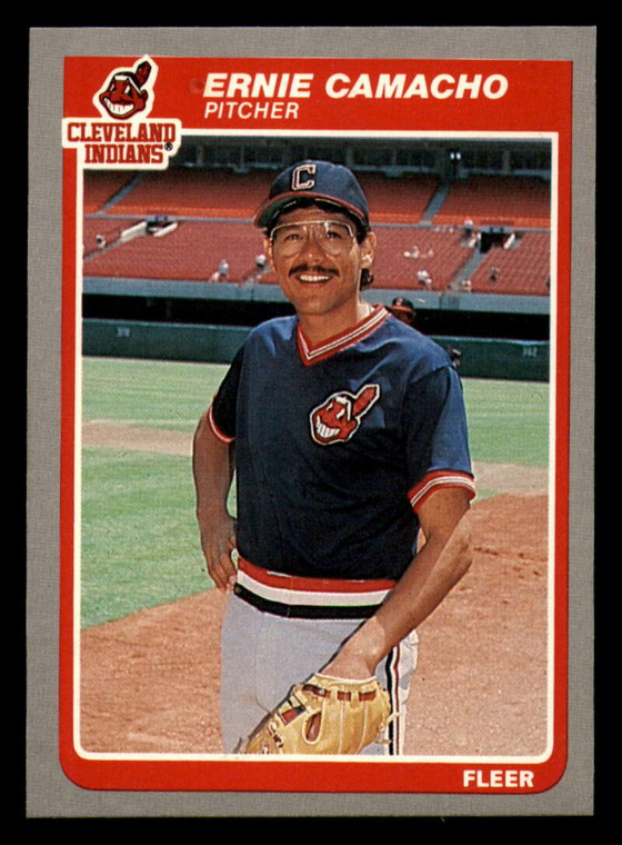 1985 Fleer #442 Ernie Camacho VG Cleveland Indians 