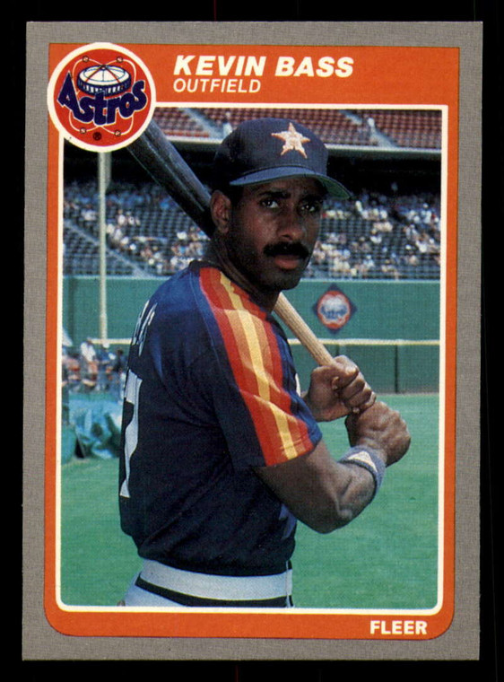 1985 Fleer #345 Kevin Bass VG Houston Astros 