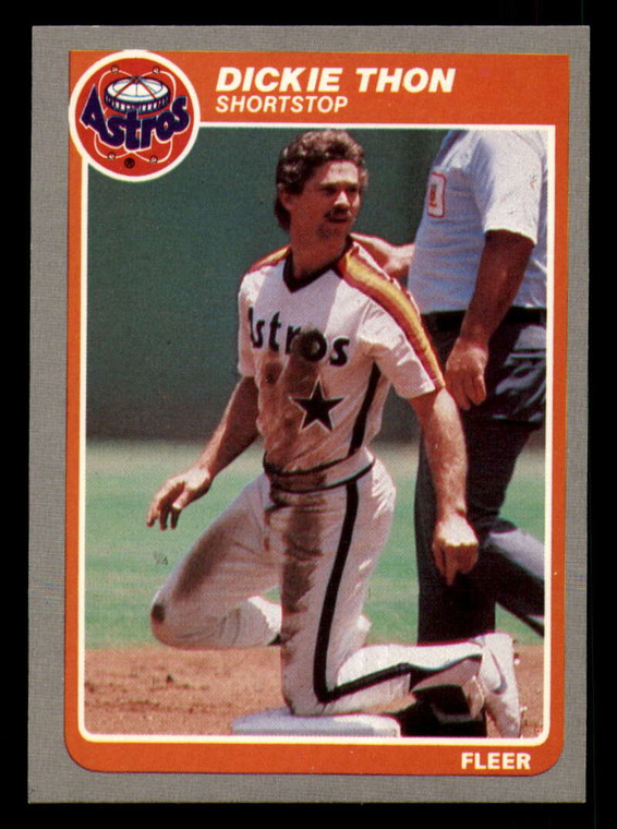 1985 Fleer #364 Dickie Thon VG Houston Astros 