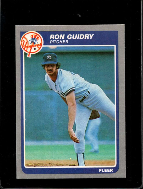 1985 Fleer #129 Ron Guidry VG New York Yankees 