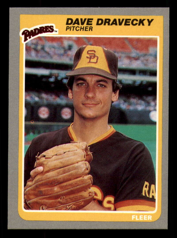 1985 Fleer #30 Dave Dravecky VG San Diego Padres 