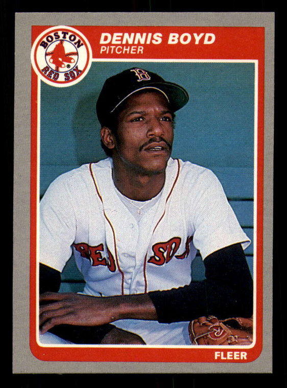 1985 Fleer #152 Oil Can Boyd VG Boston Red Sox 