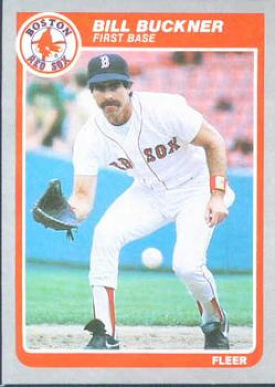 1985 Fleer #153 Bill Buckner VG Boston Red Sox 