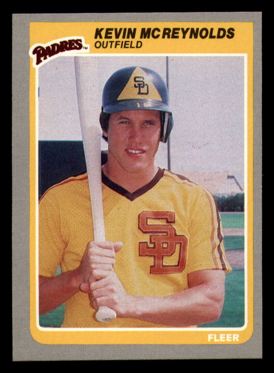 1985 Fleer #41 Kevin McReynolds VG San Diego Padres 
