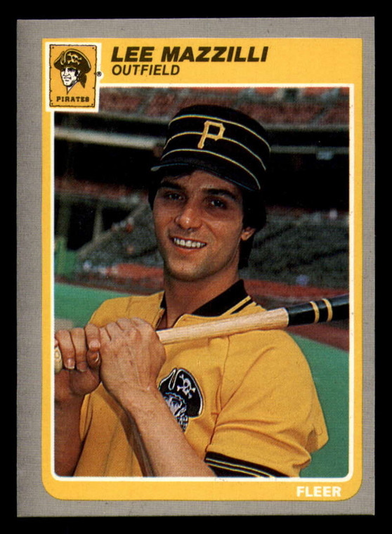 1985 Fleer #469 Lee Mazzilli VG Pittsburgh Pirates 