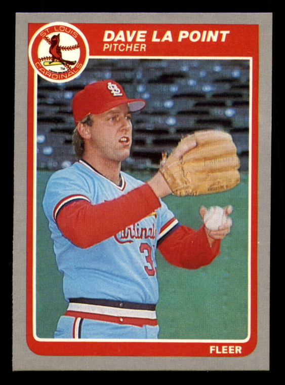 1985 Fleer #233 Dave LaPoint VG St. Louis Cardinals 