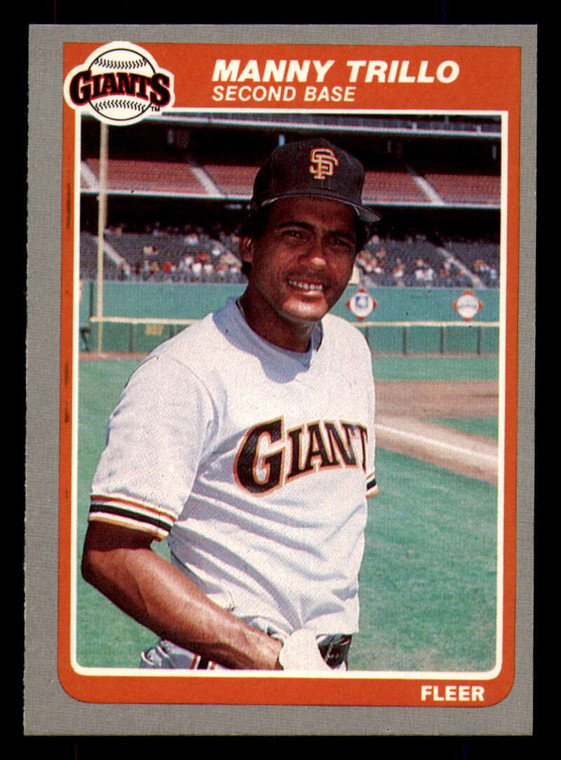 1985 Fleer #622 Manny Trillo VG San Francisco Giants 