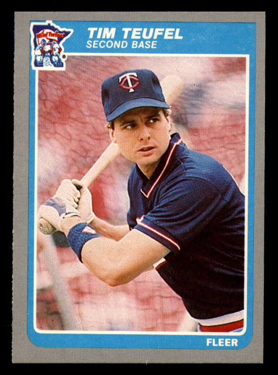 1985 Fleer #290 Tim Teufel VG Minnesota Twins 