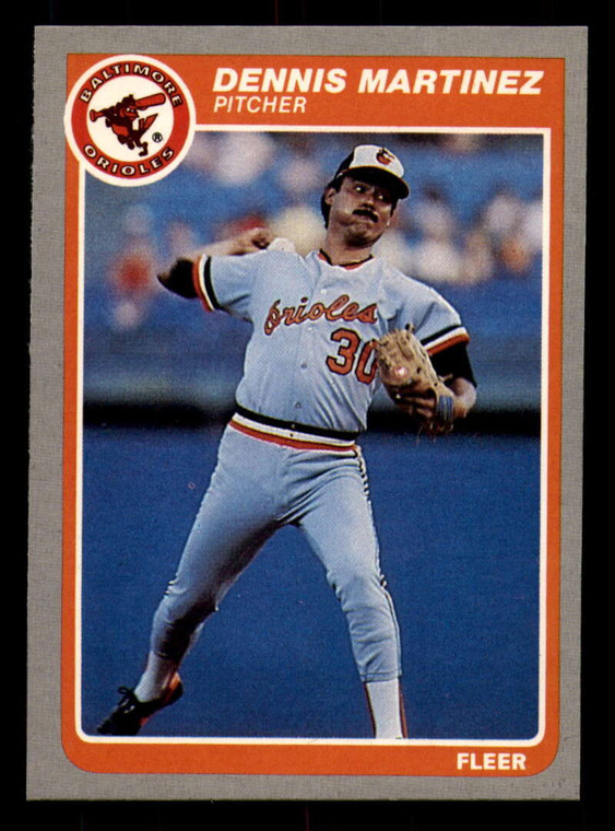 1985 Fleer #181 Dennis Martinez VG Baltimore Orioles 