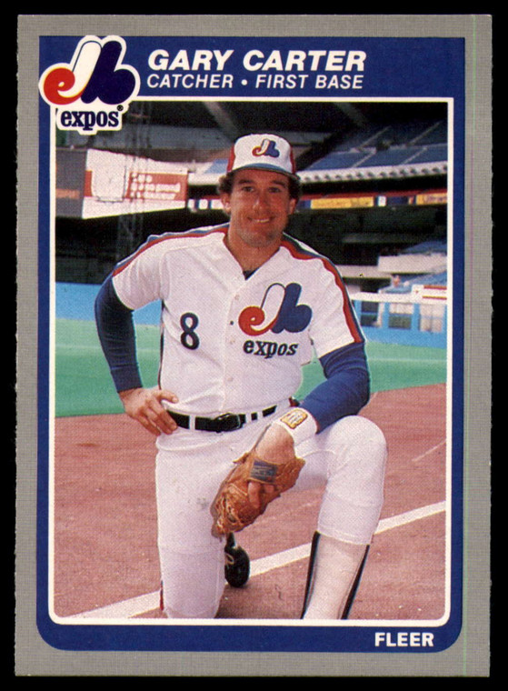 1985 Fleer #393 Gary Carter VG Montreal Expos 