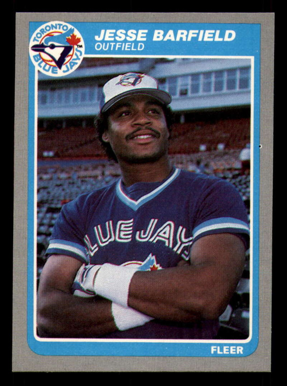 1985 Fleer #99 Jesse Barfield VG Toronto Blue Jays 