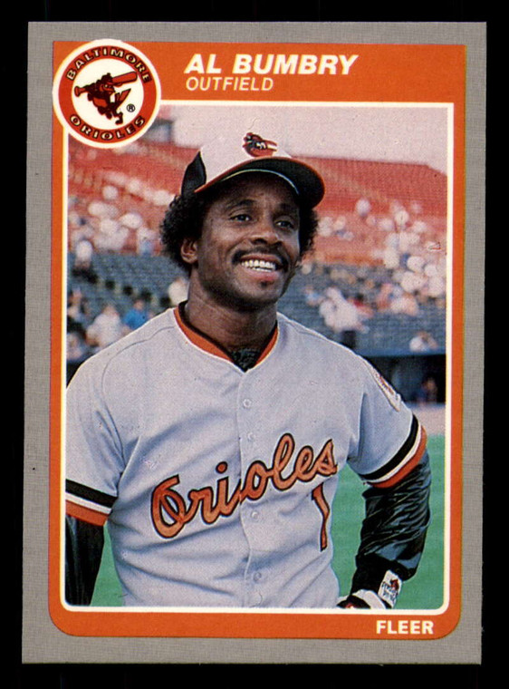 1985 Fleer #171 Al Bumbry VG Baltimore Orioles 