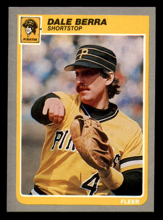 1985 Fleer #461 Dale Berra VG Pittsburgh Pirates 