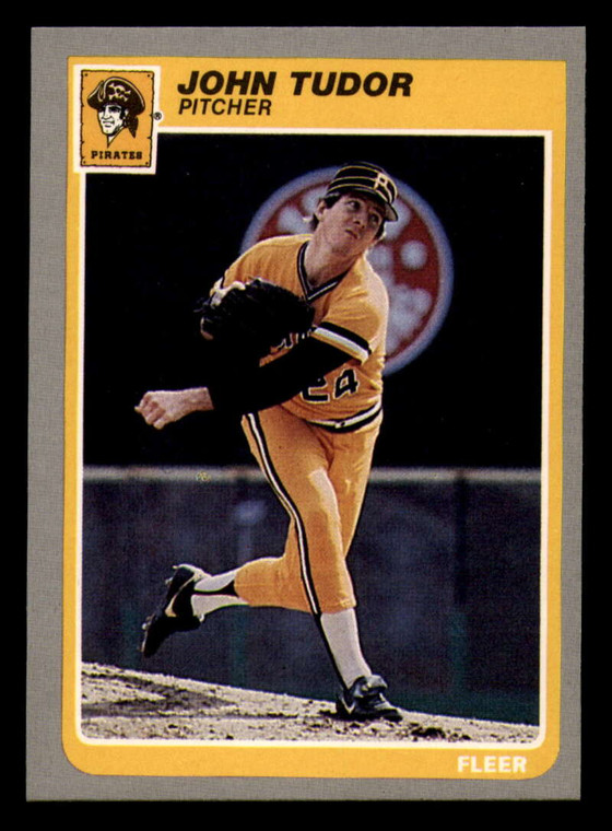 1985 Fleer #479 John Tudor VG Pittsburgh Pirates 