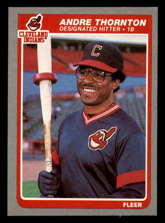 1985 Fleer #457 Andre Thornton VG Cleveland Indians 