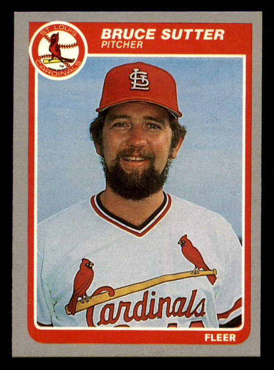 1985 Fleer #241 Bruce Sutter VG St. Louis Cardinals 