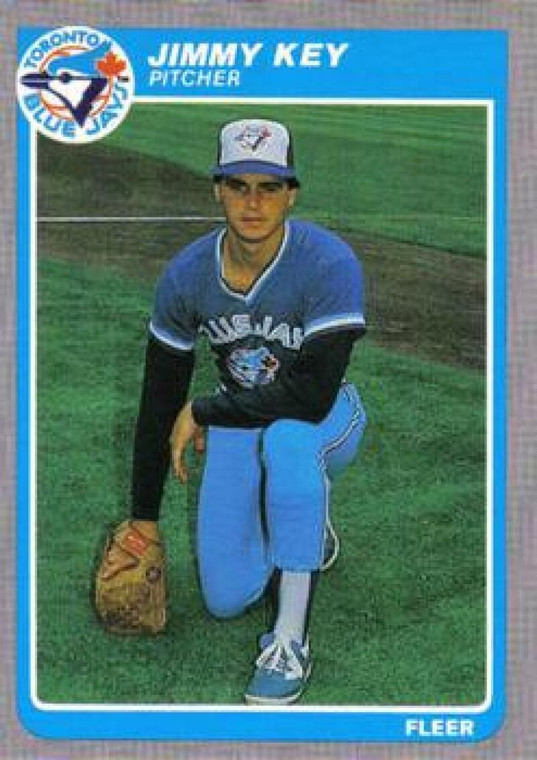 1985 Fleer #110 Jimmy Key VG RC Rookie Toronto Blue Jays 