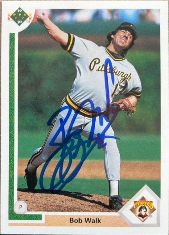 Bob Walk Autographed 1991 Upper Deck #689