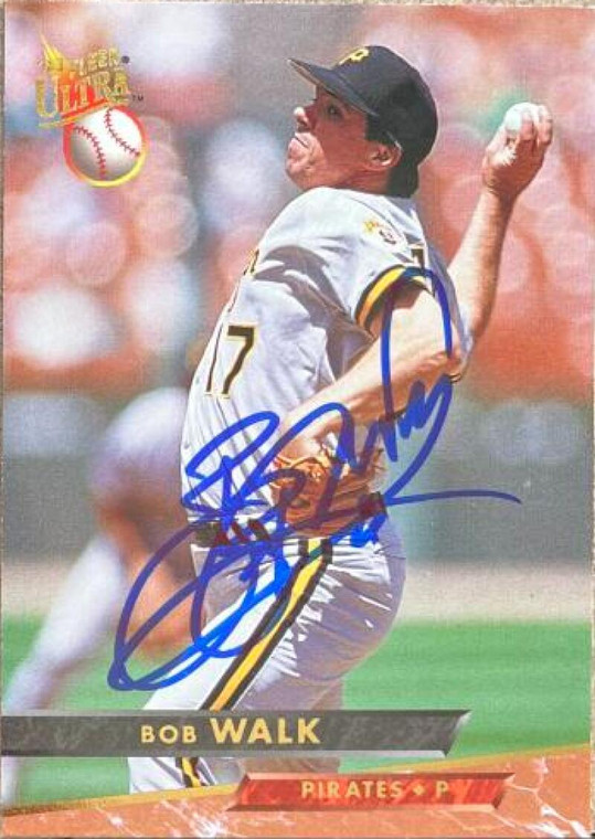 Bob Walk Autographed 1993 Fleer Ultra #458