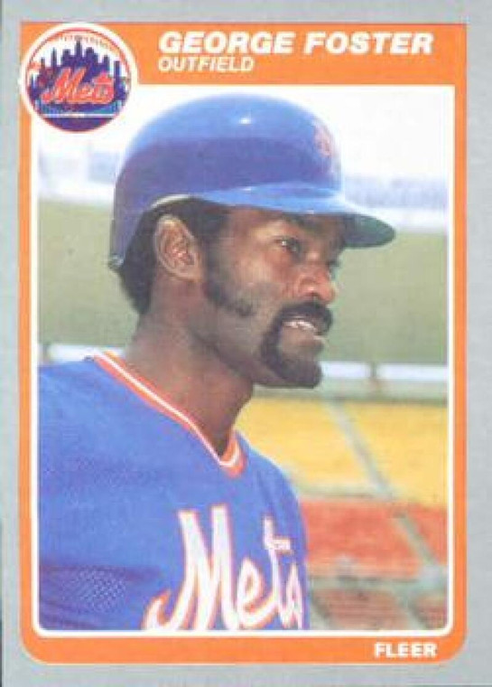 1985 Fleer #79 George Foster VG New York Mets 