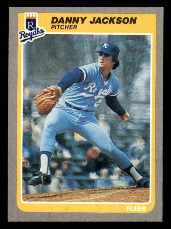 1985 Fleer #205 Danny Jackson VG Kansas City Royals 