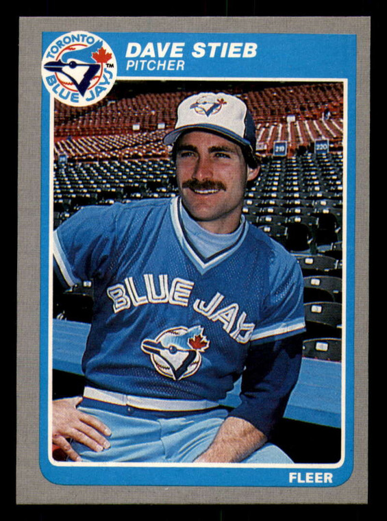 1985 Fleer #117 Dave Stieb VG Toronto Blue Jays 