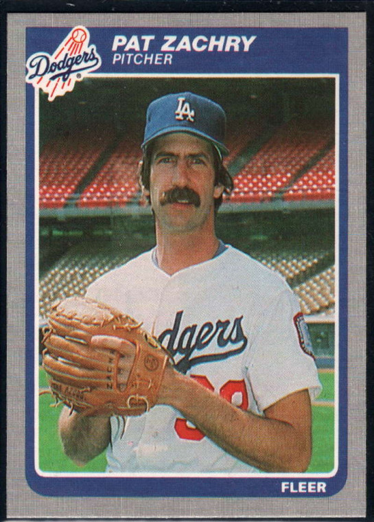 1985 Fleer #391 Pat Zachry VG Los Angeles Dodgers 