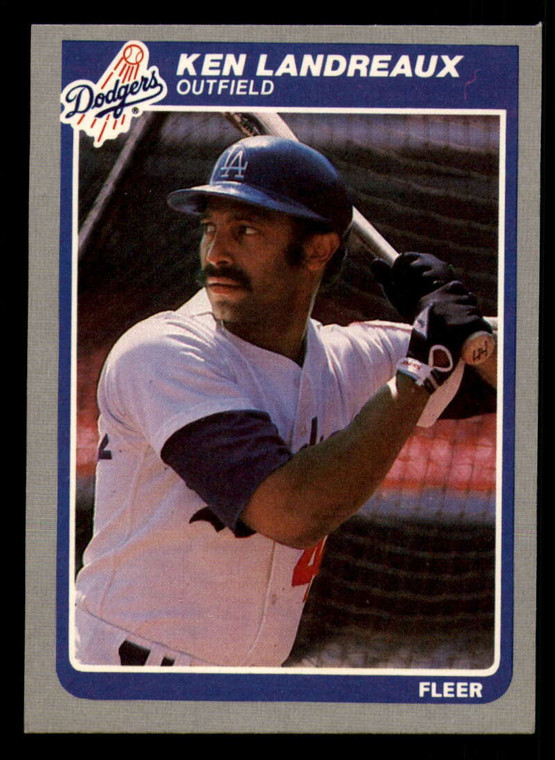 1985 Fleer #375 Ken Landreaux VG Los Angeles Dodgers 