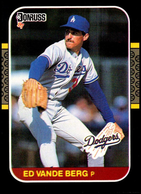 1987 Donruss #376 Ed Vande Berg VG Los Angeles Dodgers 