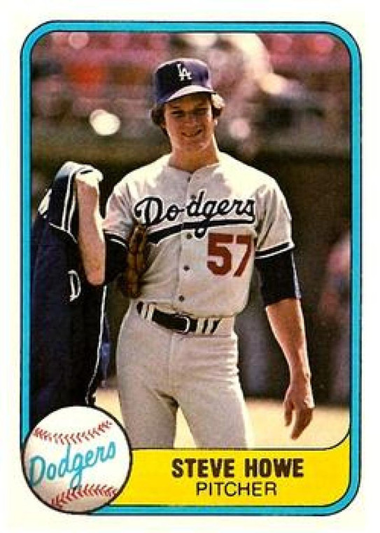 1981 Fleer #136 Steve Howe VG RC Rookie Los Angeles Dodgers 