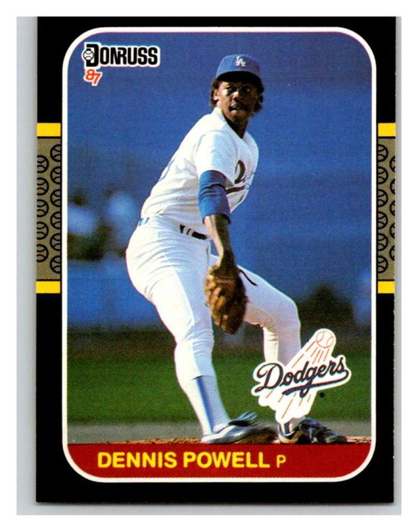 1987 Donruss #499 Dennis Powell VG Los Angeles Dodgers 