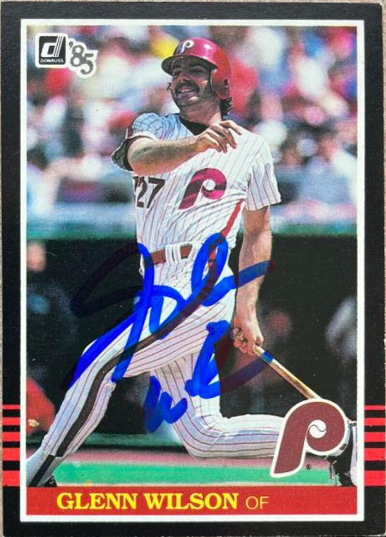 Glenn Wilson Autographed 1985 Donruss #609