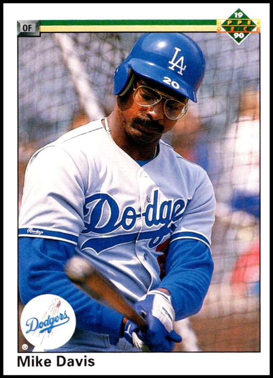 1990 Upper Deck #258 Mike Davis VG Los Angeles Dodgers 