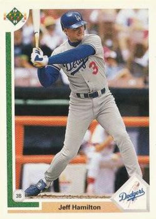 1991 Upper Deck #779 Jeff Hamilton VG Los Angeles Dodgers 