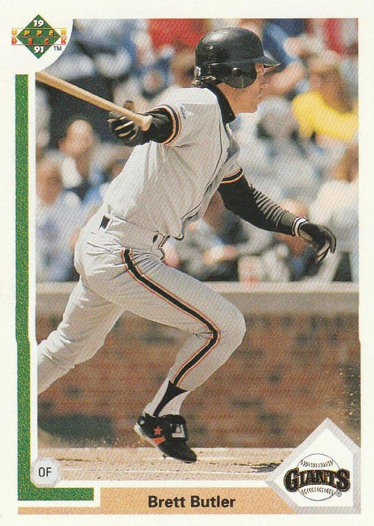 1991 Upper Deck #270 Brett Butler VG San Francisco Giants 