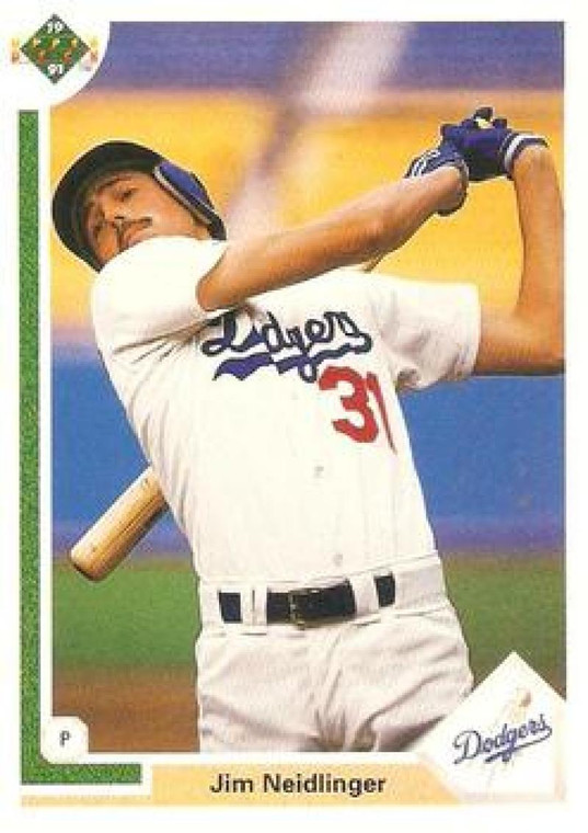 1991 Upper Deck #632 Jim Neidlinger VG RC Rookie Los Angeles Dodgers 