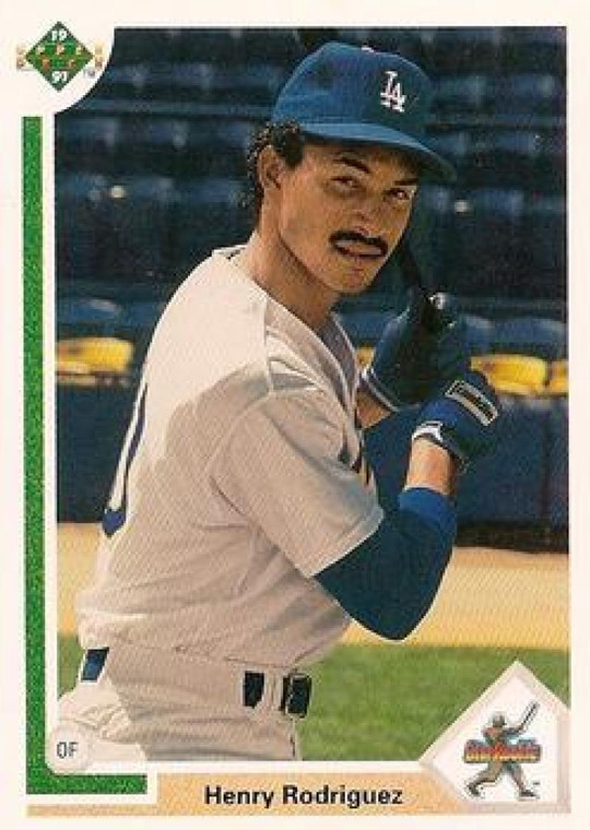 1991 Upper Deck #21 Henry Rodriguez VG RC Rookie Los Angeles Dodgers 
