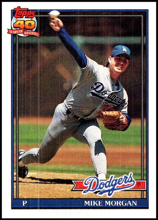 1991 Topps #631 Mike Morgan VG Los Angeles Dodgers 